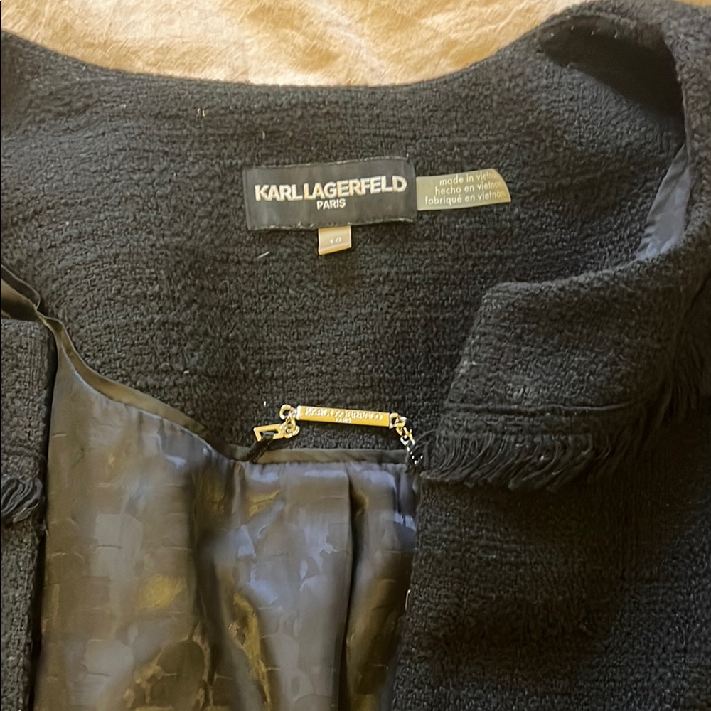 Karl Lagerfeld Classic Black Jacket